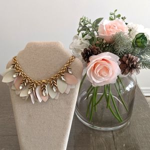 Stella & Dot 2 in 1 Pink Necklace